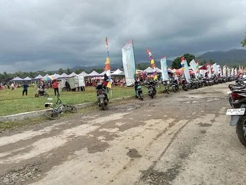 Central Java Indonesia August 31, 2025: village events and entertainment. Фото