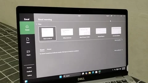 Central Java, Indonesia, August 4, 2026: Microsoft Excel software displayed on a Stock-Footage 341929625