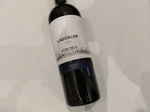 Central Java Indonesia August 6 2026: A bottle of Lagoalva Tinto 2023, a regiona Stock Photos