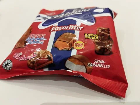 Central Java Indonesia August 6 2026: Detail of Nidar chocolate retail packaging Stock Photos