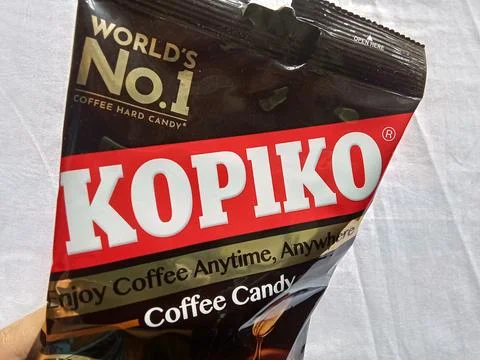Central Java Indonesia December 11, 2022: Kopiko, coffee candy. Фото