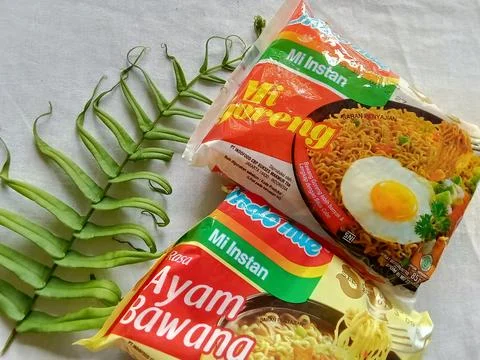 Central java Indonesia December 11, 2022: Indomie instant noodles, the taste of  Stock Photos