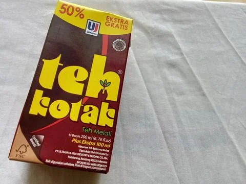 Central Java Indonesia December 11, 2022: packaged tea drinks. Stock-Fotos