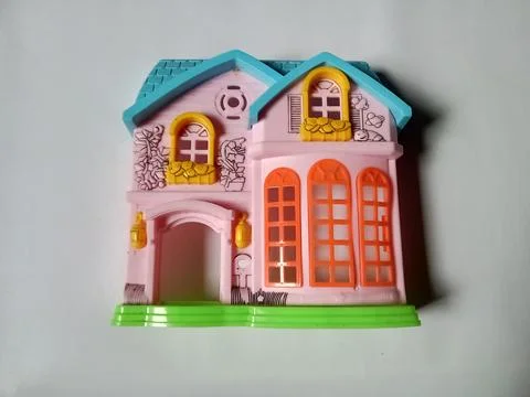 Central Java, Indonesia December 2 2024: toy house made of plastic Фото