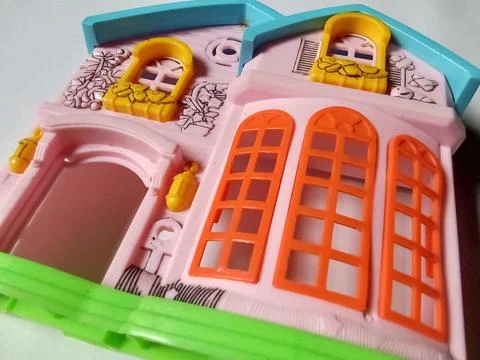 Central Java, Indonesia December 2 2024: toy house made of plastic Фото