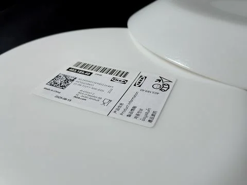 Central Java Indonesia December 30, 2026: IKEA plain plates. Stock-Fotos