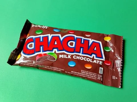 Central Java Indonesia December 30, 2025: Chacha chocolate candy. Фото
