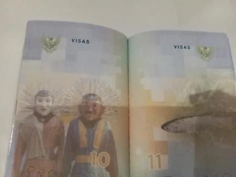 Central Java, Indonesia, December 5, 2025: Indonesian Passport Фото