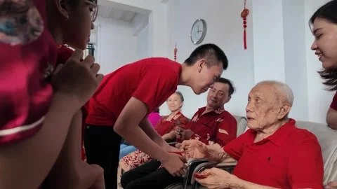 Central Java, Indonesia - February 10, 2024: Chinese New Year Celebration Vídeos de archivo 291663733