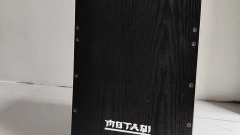 Central Java Indonesia February 14, 2026: cajon  musical instruments a Stock Footage 328899297