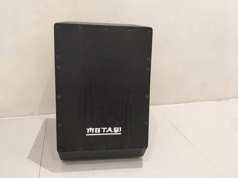 Central Java Indonesia February 14, 2026: cajon musical instruments against the  스톡 사진