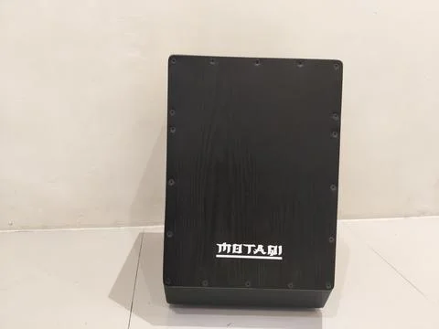 Central Java Indonesia February 14, 2026: cajon musical instruments against the  Фото