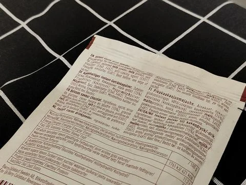 Central Java Indonesia February 14, 2026: Van Houten VH6, Instant cocoa drink  库存照片