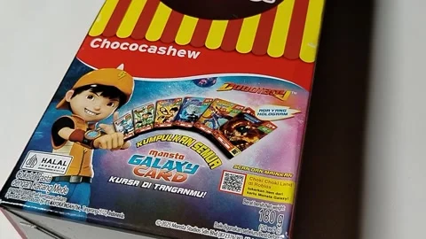 Central Java Indonesia February 15, 2026: Choki Choki monsta Galaxy Card Stock Footage 329203687