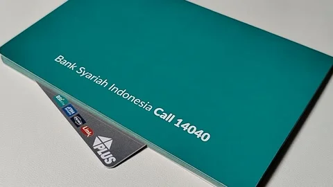 Central Java Indonesia February 15, 2026: Bank Syariah Indonesia savings book  Stock Footage 329205370