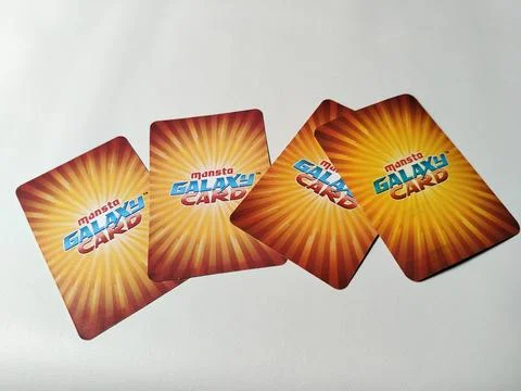 Central Java Indonesia February 15, 2026: Choki Choki monsta Galaxy Card Stock-Fotos