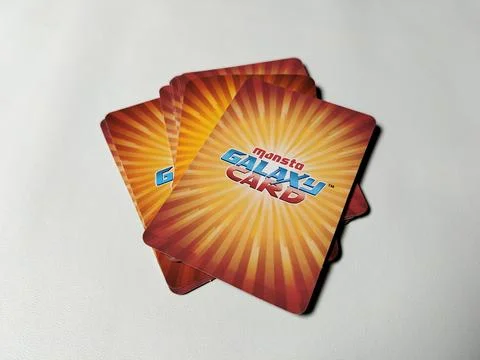 Central Java Indonesia February 15, 2026: Monsta Galaxy Card BoBoiBoy, included  Фото