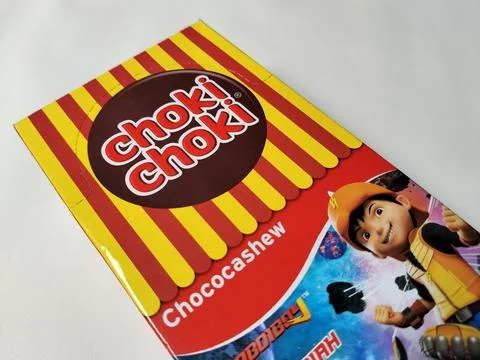 Central Java Indonesia February 15, 2026: Choki Choki monsta Galaxy Card Stock-Fotos