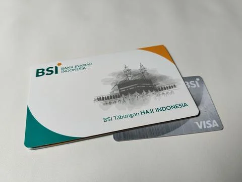 Central Java Indonesia February 15, 2026: Bank Syariah Indonesia savings book  Foto stock