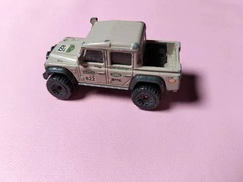 Central Java Indonesia February 15, 2026: HOT WHEELS LAND ROVER DEFENDER DOUBLE  Stock Photos