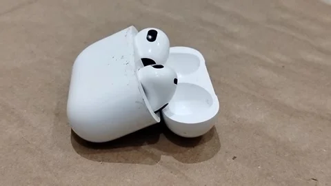 Central Java, Indonesia, February 2, 2026: AirPods are Apple's premium  Video stock 328616536