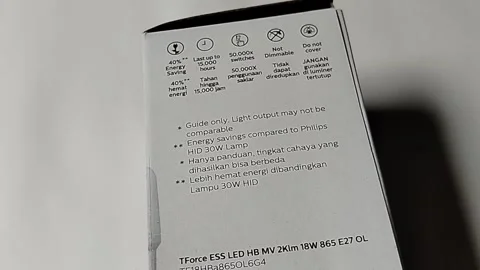 Central Java Indonesia February 21, 2026: Philips RadiantLine packaging 스톡 동영상 329774518