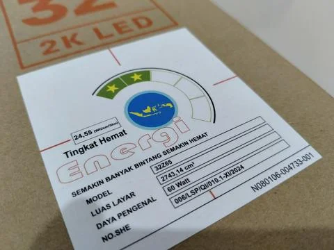 Central Java, Indonesia, February 21, 2026: The star on the packaging Foto stock