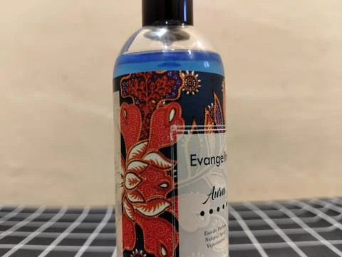 Central Java Indonesia January 14, 2026: Evangeline Aura (Blue Batik series) is  Foto stock