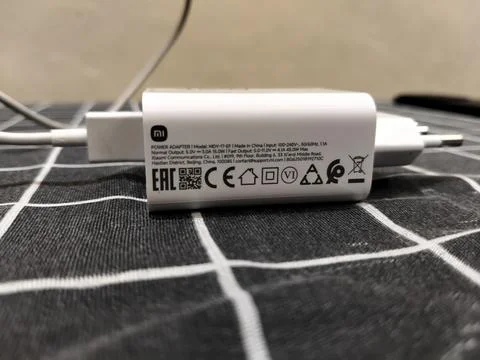 Central Java Indonesia January 14, 2026: Xiaomi 45 Watt Charger with USB Type-C. Foto stock