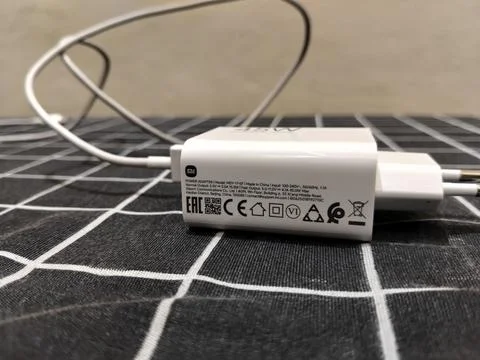 Central Java Indonesia January 14, 2026: Xiaomi 45 Watt Charger with USB Type-C. Foto stock