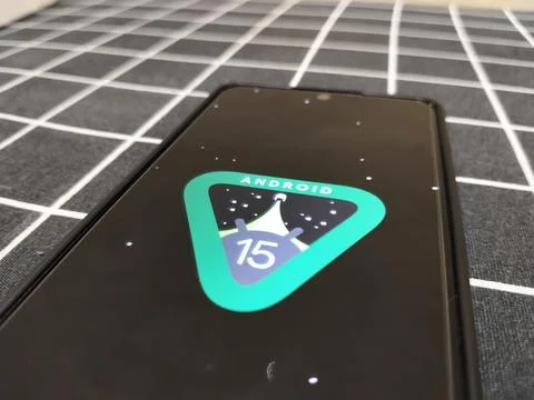 Central Java Indonesia January 14, 2026: Android 15 Фото