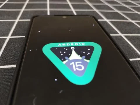 Central Java Indonesia January 14, 2026: Android 15  Фото