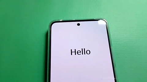 Central Java Indonesia January 2, 2026: First appearance of smartphone screen Stock Footage 325922568