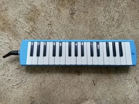 Central Java Indonesia January 20 2024: Pianica musical instrument. Fotos Stock