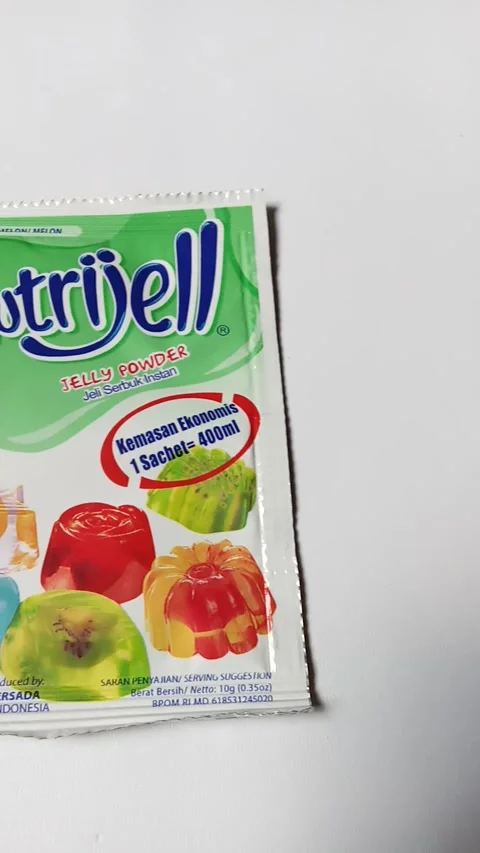 Central Java Indonesia January 26 2025: Nutrijell melon flavor. Stock Footage 300172835
