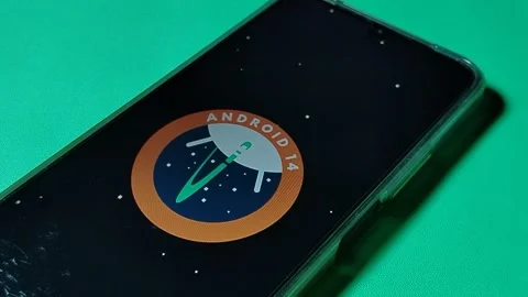 Central Java Indonesia January 30, 2026: Android 14 internally codenamed Android Stock Footage 328524588