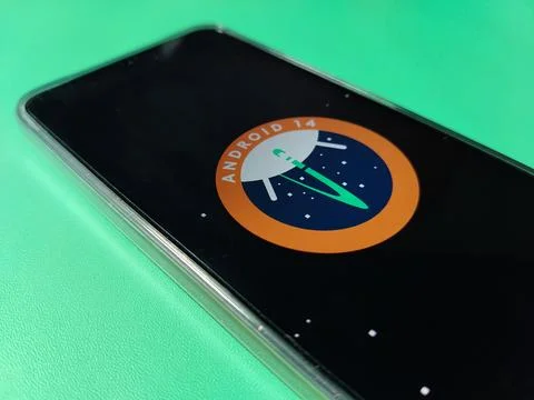 Central Java Indonesia January 30, 2026: Android 14 internally codenamed Android Фото