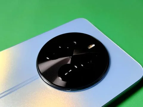 Central Java Indonesia January 30, 2026: Rear camera module, flash, flicker sens Фото