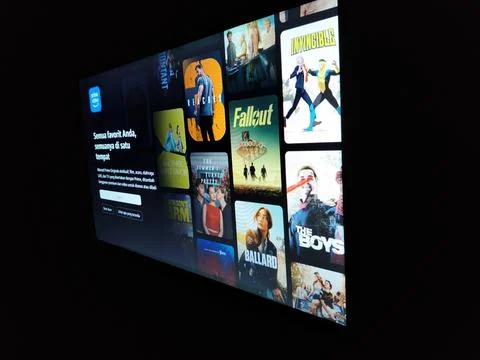 Central Java Indonesia July 1 2026: Prime Video interface shown on a modern Fotos de archivo