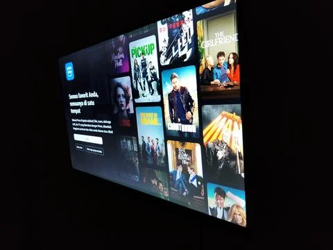 Central Java Indonesia July 1 2026: Prime Video interface shown on a modern Fotos de archivo