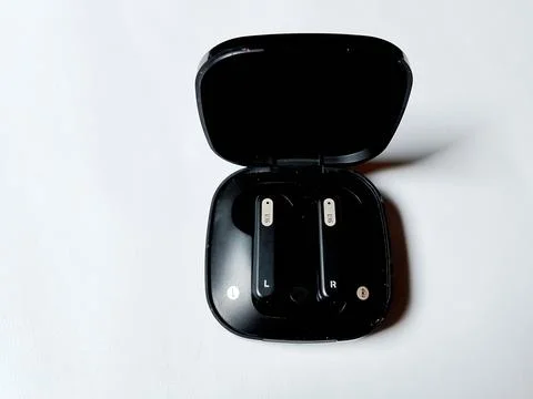 Central Java Indonesia July 23, 2025: Baseus Bowie E16 True Wireless stereo  Foto stock