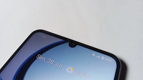 Central Java Indonesia July 28, 2025: Android smartphone screen. Stock Footage 313970403