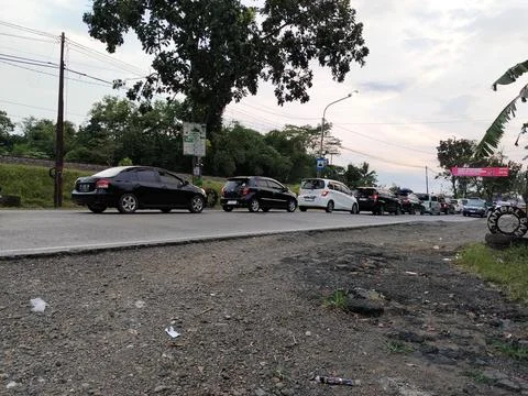 Central Java, Indonesia, March 23, 2026: Return travel flow after Eid al-Fitr  Stock Photos
