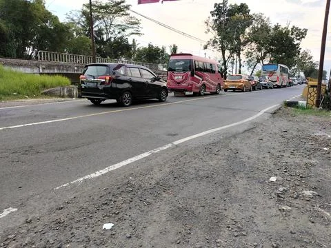 Central Java, Indonesia, March 23, 2026: Return travel flow after Eid al-Fitr  Photos