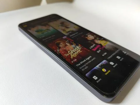 Central Java, Indonesia, March 23, 2026: Mobile streaming platform Melolo  Stock Photos