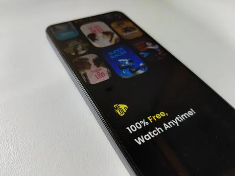 Central Java, Indonesia, March 23, 2026: Mobile streaming platform Melolo  Stock Photos