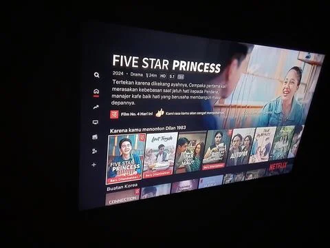 Central Java Indonesia March 9, 2025: Five Star Princess is a movie Stock Photos
