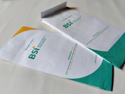 Central Java, Indonesia – May 10, 2026: A Bank Syariah Indonesia (BSI) money  Stock Photos