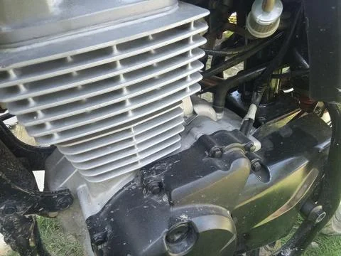 Central Java Indonesia May 31, 2025: Honda CRF, a line of trail motorcycles. Фото