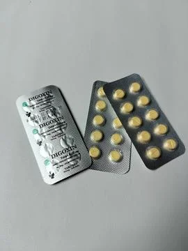 Central Java, Indonesia, May 6, 2026: Digoxin is a medication used to treat hear Stock-Fotos